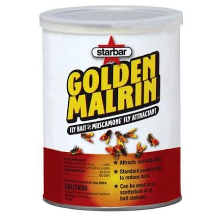 Starbar Starbar 9225010 10 lbs Golden Malrin Fly Bait 9225010